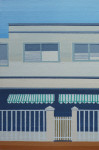 Boulevard 3 acryl op papier afm. 22 x 32,5 cm